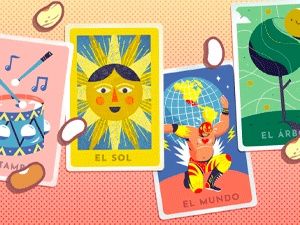 Doodle Celebrating Lotería