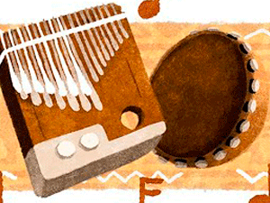 Doodle Celebrating Mbira